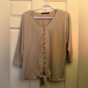 Notations PL Tan dress shirt